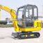 CT18 mini excavator with canopy