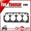 Gasket cylinder head for Yanmar mini tractor and excavator diesel engine 4TN82 use