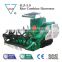 Bean combine harvester with advanced auger