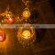 table lamp shape glass Candlestick, noble and elegant desk lamp shaped candle holder