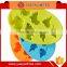 creative warming awareness ice tray mold seven continents DIY ice tray