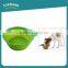 Pet food bowls portable travel feeding collapsible silicone pet bowl