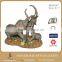 10.5 Inch Resin Craft Home Decoration Elephant Sculpture Animal Statue