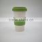 Eco Bamboo Fiber Coffee Cup with Bamboo Lid