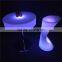 China Plastic Products Factory Event Flashing LED Light Party Wholesale Tables And Chairs