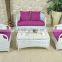 Outdoor garden rattan furniture sofa sets PE rattan furniture(BF10-R112)