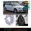 2pcs 25mm Thick PCD 5x112 57.1CB Aluminum Wheel Spacers Adapters For Audi A3