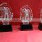 Cheap high quality crystal golf trophy gift