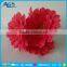 Charming red rose plastic decoration flower export