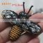 Ladybug beads sew on patch