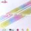 Personalized rainbow coloured printed organza ribbon