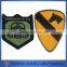 Personalized woven patch fabric logo patch