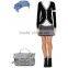 Full set school teacher uniform with blazer, shirt, pant and skirt