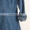 GZY cotton jeans long shirt jeans jacket sewing machine price jeans factory china2017