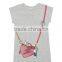 2017 New Style Cutsom Summer Children Baby Girls Cotton Poplin Dress Shirt With Embroidery