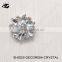 Crystal Flower Design Clips for Shoes Decorations