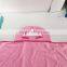 Super Soft Wholesale Coral Fleece Pink Hooded Towel Embroidered Kids Towel