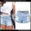 2017 Hot Sale Ripped Hole Sexy Tight Denim Pants Jeans Ladies Short Denim