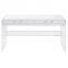 Commercial Conference Table Manager Console Table Office Desk With Acrylic Panel Legs