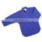 OEM blue ribbed classical taekwondo uniform for training ITF 007