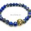 2017 explosion of natural stone volcano stone emperor stone lion head beads Turquoise bracelets energy Bracelet wholesales