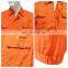 Wholesale Orange Color Workwear Uniforms Industrial Uniform with Quicky Delivery