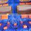 blue obstacle course eqiupment with strike n barrier from QIQI Toys