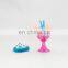 bride plastic goblet with plastic drinking straw and tiara crown bachelorette party set supply