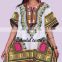 Women African Tradition Dashiki Print Sun Dress Kaftan Maxi BEACH DASHIKI DRESS AFRICAN BLOUSE MAXI CAFTAN VINTAGE BOHO PRINT