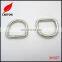 Factory supply 25mm bag metal D ring buckle