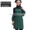 2017 most popular white spun polyester apron with high quality