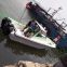8.6m fiberglass boat with twin engines fishing boat