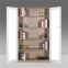 Sliding Glass Door Filing Cabinet Printed Cardboard Filing Cabinet