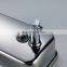 Wall Mount 500ml 800ml 1000ml 18oz 28oz 35oz Stainless Steel 304 Manual Liquid Soap Dispenser Dispensador de Jabon Acero de 304