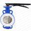 Bundor 2-8 Inch PN16 PTFE Seated Butterfly Valve Price Wafer Butterfly Valve