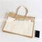 Jute handbag shopping promotional burlap travel  jute environmental protection bag