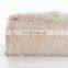 Cheap Custom Lamb Cashmere Cream Hotel Throw PV Fleece Blanket In Bulk