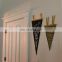 Felt banner hanging pennant flag with customized logos