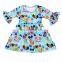 Dress Designs Teenage Girls Thick Material Flower One Piece Kids Winter Dress Girls