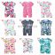 bamboo full print kids tale brand baby summer overalls 100%cotton rompers