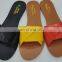 Newest Popular Lattice Leather Womens Slippers Summer Outdoors Vintage Square Toe Flats Shoes Casual Beach Sandals
