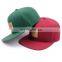 custom 6 panel snapback hats with cork logo wholesale