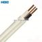 solid copper conductor 2.5mm Flat wire PVC insulated Flexible electric flat cable