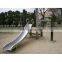 Outdoor Attractive Water Amusement Equipment Climbing Stainless Steel Swimming Pool Slide