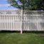 White 6 feet vinyl fence panels privacy with posts wholesale, 8ft garden plastic grey pvc privacy fence