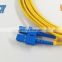 FTTH LC-LC Yellow Jacket fiber optic patch cord color code