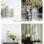 Living Room Accessories Ceramic Art Craft Pieces Stripe Jar Interior Modern Gold Luxury Home Decor