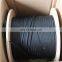 GL 2-144 core ftth fiber drop cable LSZH material   FRP with messenger Fiber Optic Cable