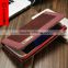 2016 Wholesale Premium Canvas+Jean PU Leather Mobile Phone Flip Cover Case / Card Slots Flip Case for Samsung Galaxy S7 S7 edge