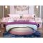 For prefab house girls bedroom furniture pink big round leather bed round beds for sale